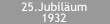 25. Jubiläum